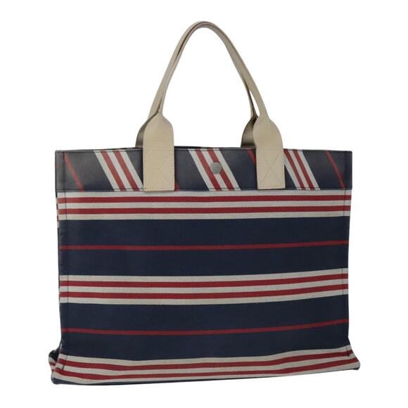 Burberry Blue Label Tote Bag Canvas Navy - Picture 13 of 16